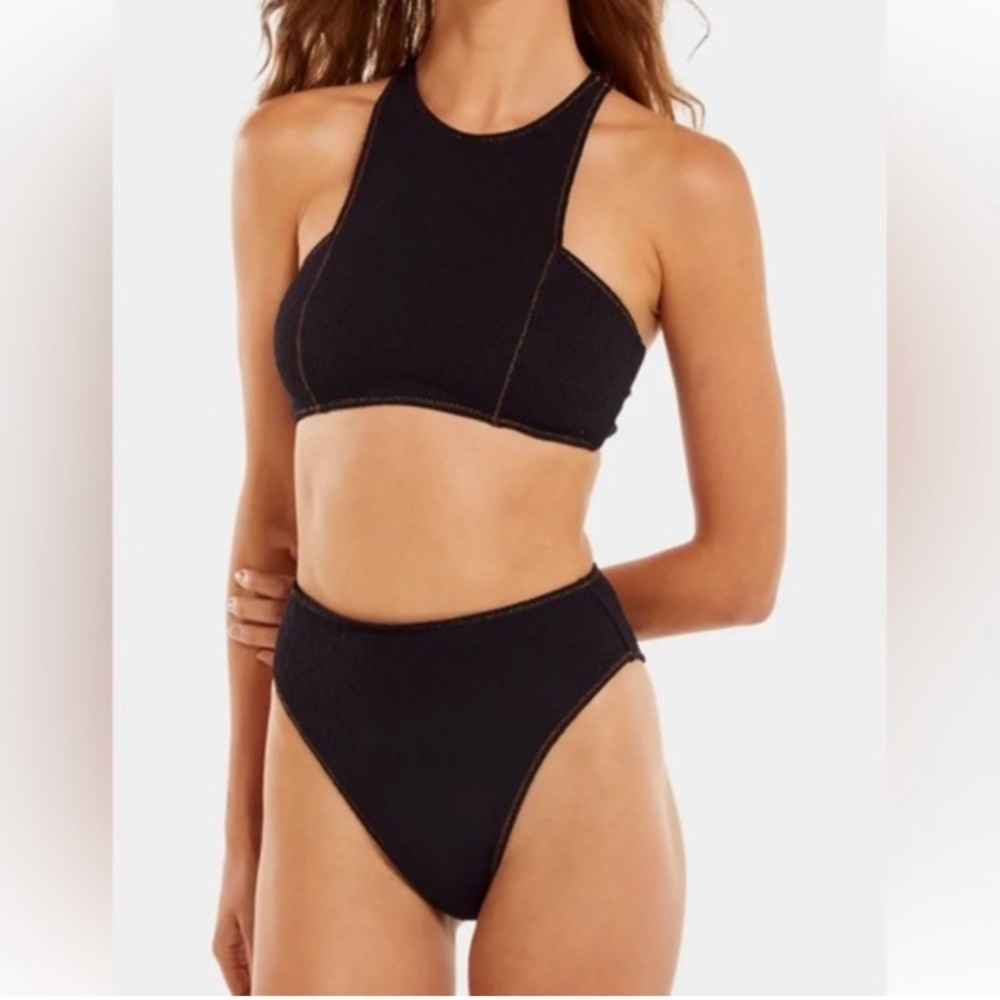 Vix Black High-Neck Bikini
